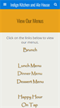 Mobile Screenshot of menus.indigowa.com